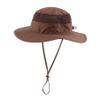 Home Prefer Men's Sun Hat UPF 50+ Wide Brim Bucket Hat Windproof Fishing Hats (Coffee) view 1