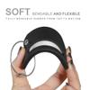 2 Pack Initial Luggage Tag, Silicone Luggage Tags for Suitcases with Privacy Name Card and Metal Loop for Travel Sports(P) view 3