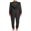 Harry Potter Women's Hooded Gryffindor Fleece Pyjamas Union Suit, Black, 3X view 3