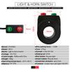 kkekos Electric Bike Horn Switch and Headlight Front Light LED Taillights Set for E-Bike Electric Cycle with SM Connector view 2
