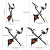 Home Folding Exercise Bike Black view 3