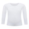 YEAHDOR Unisex Kids Thermal Underwear Long Sleeve Base Layer Tops Dance Gymnastics Training Shirts Type B White 10-12 Years view 1