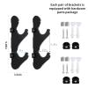 BYTOTU Lightsaber Rack - Black Plexiglass Holder view 2