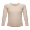 YEAHDOR Unisex Kids Thermal Underwear Long Sleeve Base Layer Tops Dance Gymnastics Training Shirts Type B Nude 2-4 Years view 1