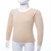 YEAHDOR Unisex Kids Thermal Underwear Long Sleeve Base Layer Tops Dance Gymnastics Training Shirts Type B Nude 2-4 Years view 3