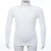 YEAHDOR Unisex Kids Thermal Underwear Long Sleeve Base Layer Tops Dance Gymnastics Training Shirts Type A White 7-10 Years view 3