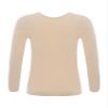 YEAHDOR Unisex Kids Thermal Underwear Long Sleeve Base Layer Tops Dance Gymnastics Training Shirts Type A Nude 7-10 Years view 3