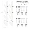 BYTOTU Light saber wall mount holder - 6mm thick acrylic, capable of bearing 30 pounds, used for lightsaber display view 2