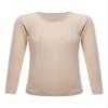 YEAHDOR Unisex Kids Thermal Underwear Long Sleeve Base Layer Tops Dance Gymnastics Training Shirts Type B Nude 10-12 Years view 1