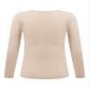 YEAHDOR Unisex Kids Thermal Underwear Long Sleeve Base Layer Tops Dance Gymnastics Training Shirts Type B Nude 10-12 Years view 3