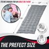 Vaygway Grey Outdoor Camping Cot Pads Mattress- Soft Comfortable Lightweight Thick Cotton Sleeping Cot- Portable Hiking, Traveling, Backpacking Waterproof Bottom Pad Mattress view 2