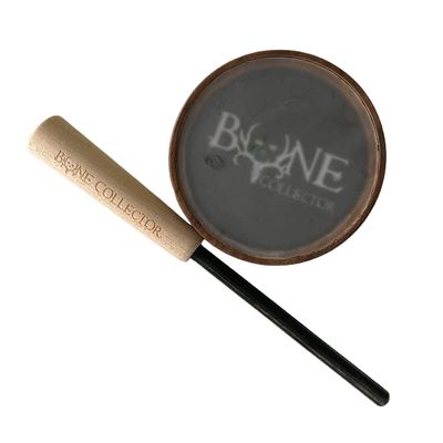 Bone Collector Hazy Hen - Friction Call - Walnut Pot with Frosted Crystal Over Glass Surface