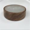 Bone Collector Hazy Hen - Friction Call - Walnut Pot with Frosted Crystal Over Glass Surface view 2