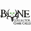 Bone Collector Hazy Hen - Friction Call - Walnut Pot with Frosted Crystal Over Glass Surface view 3