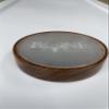 Bone Collector Hazy Hen - Friction Call - Walnut Pot with Frosted Crystal Over Glass Surface view 4