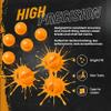3Skull .43 Caliber Paintballs for Umarex T4E Paintball Pistols .43 Cal Ammo, Orange - 500 Count view 3