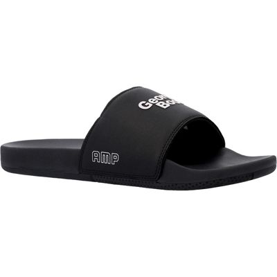 Georgia Boot AMP Slide Sandal, Black, Size 13(M)