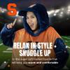Plushible Wearable Blanket Hoodie - Oversized Syracuse University Otto the Orange Long Sleeve Sweatshirt Pocket - 2-in-1 Oversized Hoodie Blanket Pillow - Cozy Snugible Gifts for Men and Women view 4