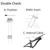Exa Form 900i Dropper Post Seatpost Internal Cable Routing 30.9 / 31.6 170mm 190mm Long Travel Black MTB (31.6mm x 190mm) view 3