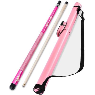 Pool Cue Billiard Cue Pool Stick for Women, Very Nice Grip Canadian Maple Pool Cue Stick 57" with 10.5Mm Tips - Presents for Women Gifts WEWYQSJXBXF-329(Color:Pink,Size:)