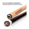 Pool Cue Billiard Cue 1/2 Pool Cue Stick Teenage Men Gifts, 57 Inch Handmade Snooker Cue 19Oz American Hard Maple Wood, for Men WEWYQSJXBXF-329(Color:Single Shot) view 2