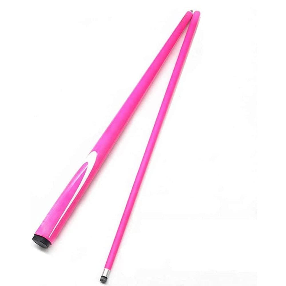 Pool Cue Billiard Cue 2-Piece Joint Pool Cue Stick Hardwood Women Billiard Cues, Home Use Portable, Women's Gifts WEWYQSJXBXF-329(Color:Pink)
