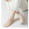 Yizelli 3 Pairs Ankle Socks for Men Solid Color Short Cotton Socks for Spring Summer (Khaki) view 2