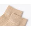 Yizelli 3 Pairs Ankle Socks for Men Solid Color Short Cotton Socks for Spring Summer (Khaki) view 4