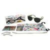 ROSHAMBO Unbreakable Baby Sunglasses - Ages 0-2 years - Italian Made Polarized with Strap - BPA Free Boys Girls - Round Shades (Sage Green Zelda) view 2