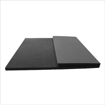 Envirolite Carpet Bonded Foam Folding Mats - Trifold Exercise Mat for Tumbling, Gymnastics, Wrestling, Martial Arts, MMA, Aerobics, and Plyometrics - Foam Tumbling Mat 4' x 6' x 1-3/8', Black