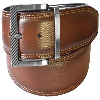 Florsheim Perrion Reversible Belt for Men, Size 34, Cognac to Black