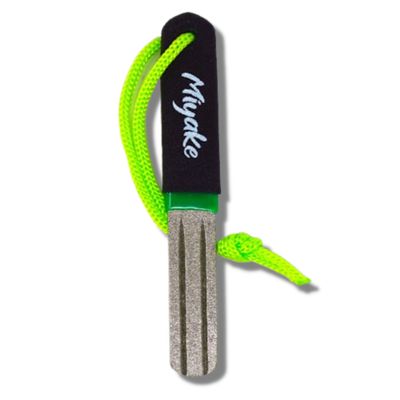1 Fishing Hook Sharpener Hone Diamond File Portable Grinding Tool, Double Sided Diamond Grit 800/600 Multicolor