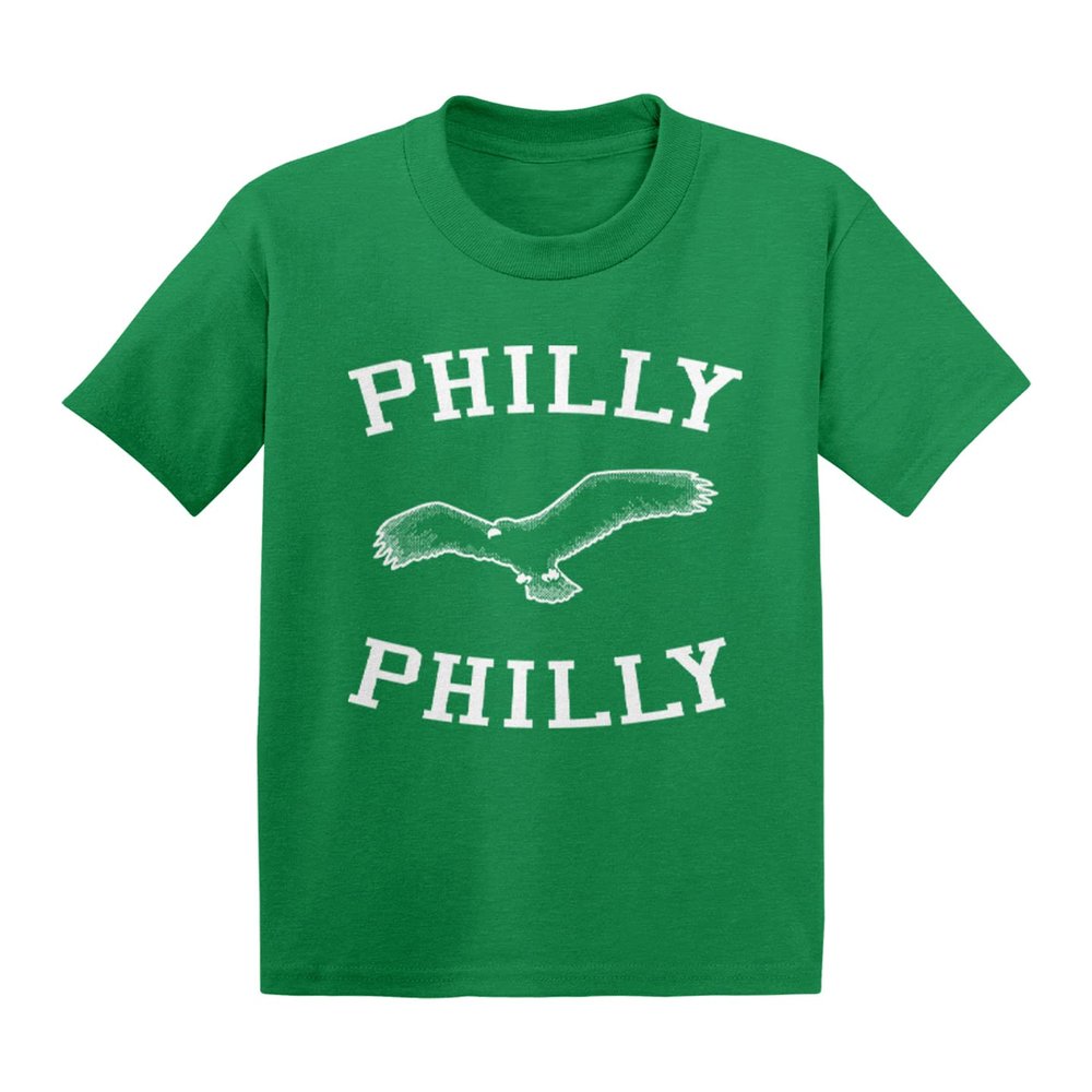 Philly Philly - Sports Eagle Infant/Toddler Cotton Jersey T-Shirt (Kelly, 5T)