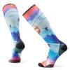 Smartwool Ski Zero Cushion Merino Wool Over the Calf Ski Day Print Socks for Men and Women, Laguna Blue, Medium view 1