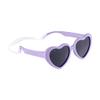 ROSHAMBO Eyewear Blossom Heart Sunglasses for Babies 0-2 Years - Unbreakable Italian Made Baby Eyewear with Strap - BPA-Free Polarized UV Protection view 1