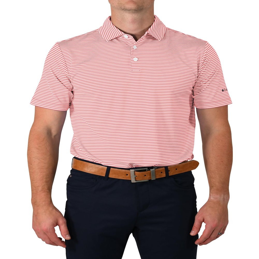 Columbia Men's Golf Club Invite Polo Omni Wick Lightweight Short Sleeve Shirt
