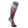 Smartwool Women's Ski Zero Cushion Floral Field Print Over The Calf Socks Picante S view 2