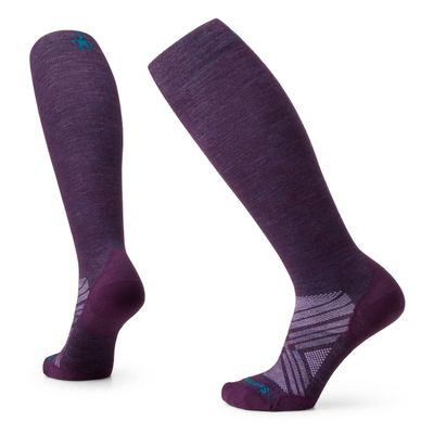 Smartwool Women's Ski Zero Cushion Over The Calf Purple Iris S