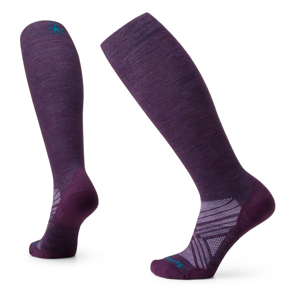 Smartwool Women's Ski Zero Cushion Over The Calf Purple Iris S