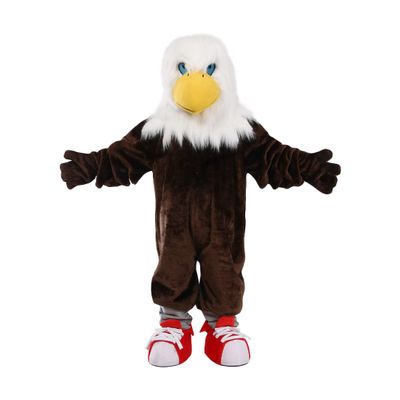 Brown Long Hair Eagle Costume Mascot Adult Cosplay Cartoon