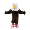 Brown Long Hair Eagle Costume Mascot Adult Cosplay Cartoon view 1