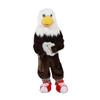 Brown Long Hair Eagle Costume Mascot Adult Cosplay Cartoon view 3