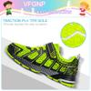 VFGNP Boys Sneakers, Kids Tennis Running Shoes, Lightweight Breathable Sport Athletic Shoe Black Green 13 view 4