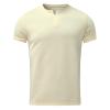 Men's Classic Short Sleeve Polo Shirt Zip Up Big&Tall Casual Summer Slim Fit T-Shirts Striped Graphic Printed Beach Tees Tops view 2