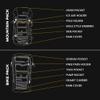 Baltoro Complete Suite of 4 Outdoor Backpacks - Fully Compatible Base Unit with Bike-Pack, Ski-Pack, Hike-Pack & Mountain-Pack - Hunting Backpack with Searchable RECCO Technology - Travelling Backpack view 4