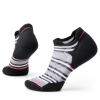 Smartwool Women's Run Targeted Cushion Stripe Low Ankle Black L view 1