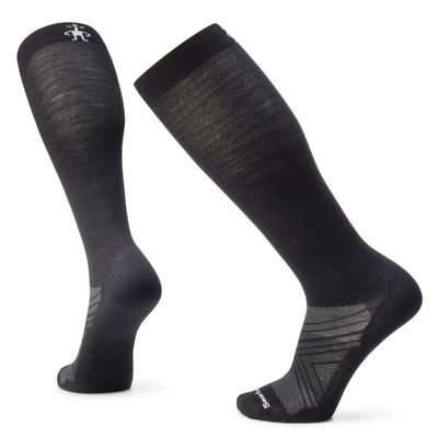 Smartwool Ski Zero Cushion Merino Wool Extra Stretch Over the Calf Socks for Men and Women, Black, XX-Large