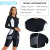 FEOYA Women's Rashguard Long Sleeve UV Protection One Piece Surfing Suit Boyleg Shorty Swimsuit for Diving Canoeing Kayaking Snorkeling view 4
