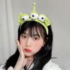 ZHOUMEIWENSP Three-eye Hair Band Novelty Alien Ears Costume Plush Headband Adult Party Cosplay Gift (Type1) view 4
