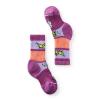 Smartwool Children's Hike Full Cushion Garden Bugs Pattern Crew Meadow Mauve M view 1